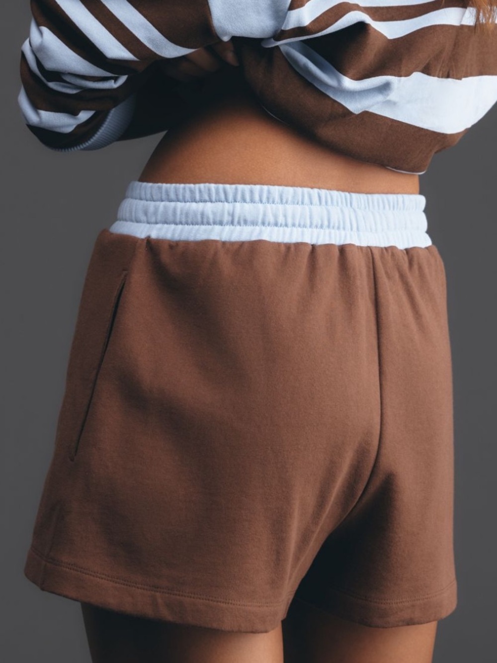DAILY PRACTICE➕ANTHROPOLOGIE Cotton Pull-On Shorts NWT - Picture 4 of 10